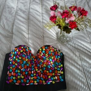 Crop top corset style. Size Small.